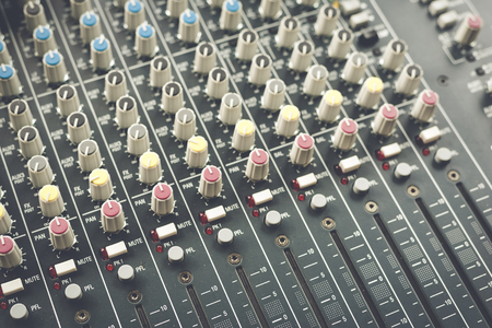 Sound mixer controllerの写真素材