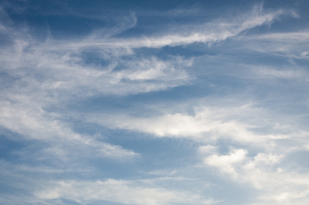 blue sky background with cloudsの写真素材