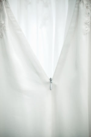 part of wedding dress closeupの写真素材