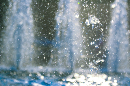 The gush of water of a fountainの写真素材