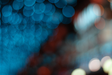 Abstract circular bokeh background. Bokeh night backdropの写真素材