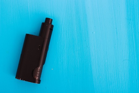 Blue abstract art creative background. Hand painted background.の写真素材