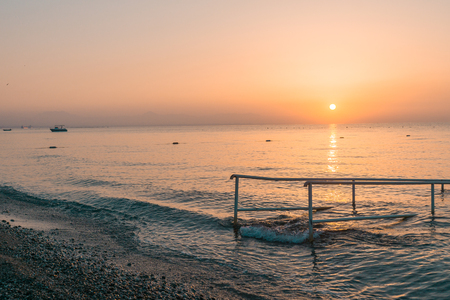 Beautiful sea landscape in Turkeyの写真素材