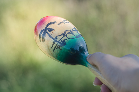 Handle play percussion musicの写真素材
