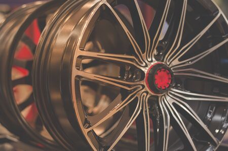 Black Alloy  decoration, decorative, design, detail, disc, mag, metal, modern, new,の写真素材