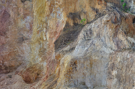 drilling industry to destroy the natural soil.の写真素材