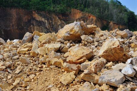drilling industry to destroy the natural soil.の写真素材