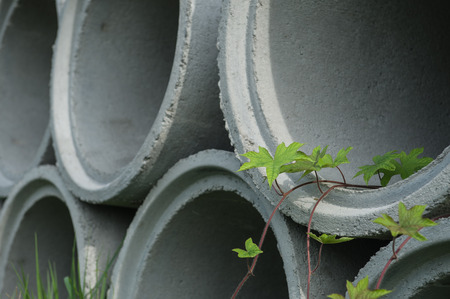 Precast reinforced concrete drainsge pipeの写真素材