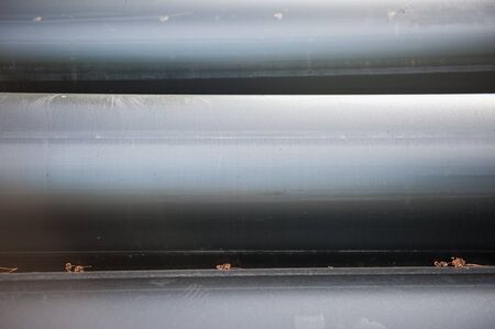 Water pipe pile pipeline to carry water.の写真素材