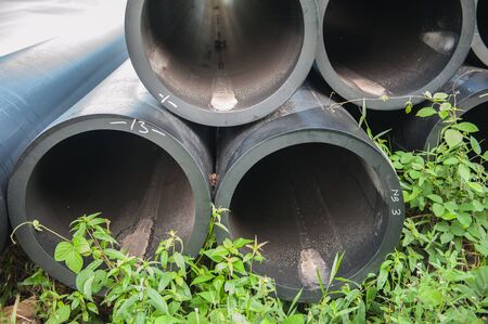 Water pipe pile pipeline to carry water.