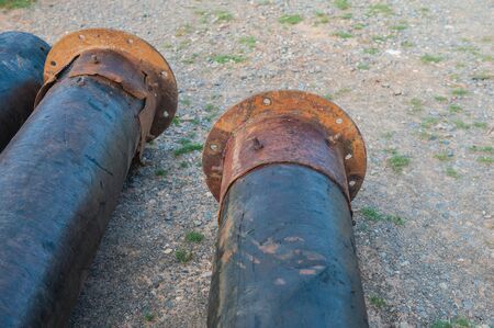 Old water supply pipeline was damaged.