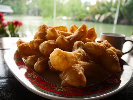 Deep-Fried Doughstick Stick Thai Food