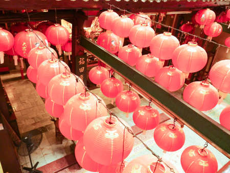 Chinese Temple At Yaowarat Thailandの写真素材