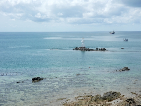 lighthouse in Sattaheep Chonburi, Thailandの写真素材