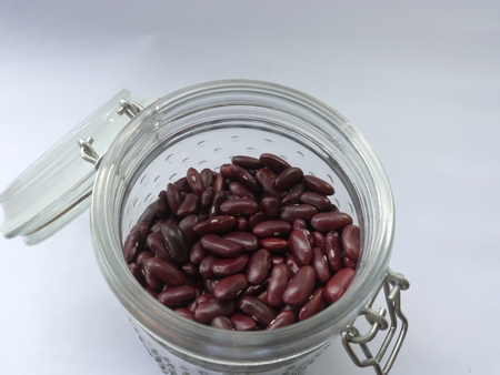 red bean in the bottleの写真素材