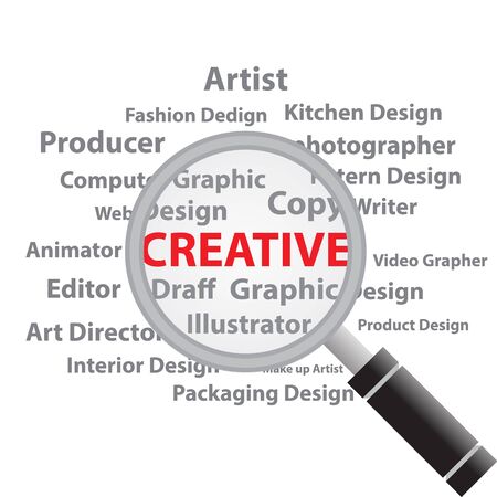 Creative design Search.vector illustrationのイラスト素材