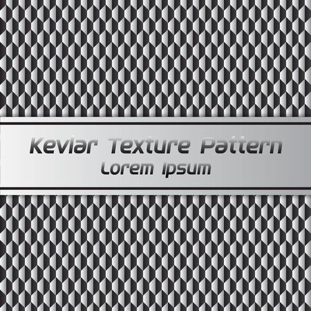 Carbon kevlar Texture Pattern. Vector Illustrationのイラスト素材