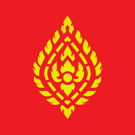 Thai style. vector illustrationのイラスト素材