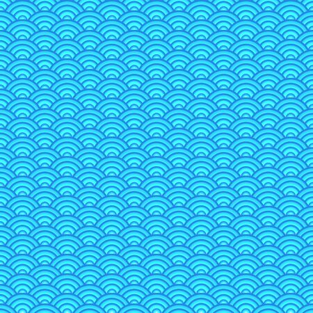 japan wave pattern. vector Illustrationのイラスト素材
