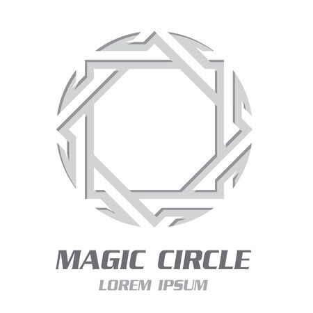 Modern Magic Symbol Emblem. Vector Illustrationのイラスト素材