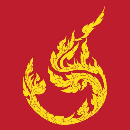 thai style background. vector illustrationのイラスト素材