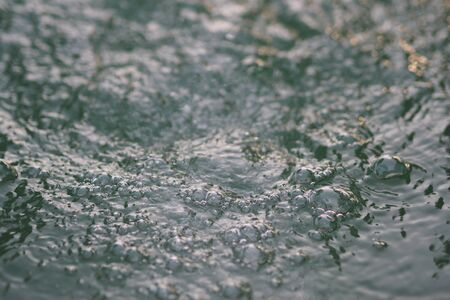 Surface Water Bubblesの写真素材