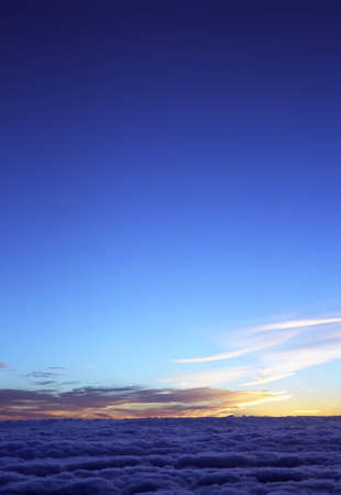 Sea of cloudsの写真素材
