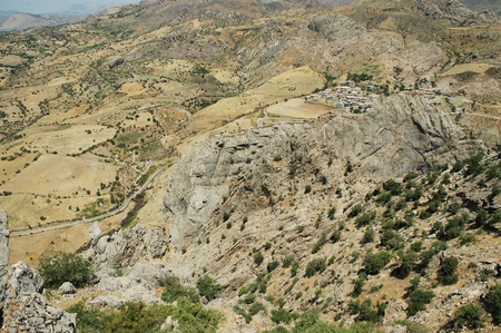 Desert landscape in Northern Kurdistan, East Turkey の写真素材
