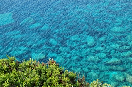 Beautiful clear sea water