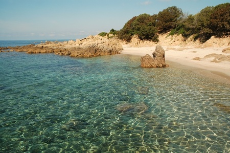 Cala d Orzu beach, Corsicaの写真素材