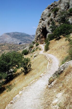 Arid lanscape in Northern Kurdistan, Eastern Turkeyの写真素材