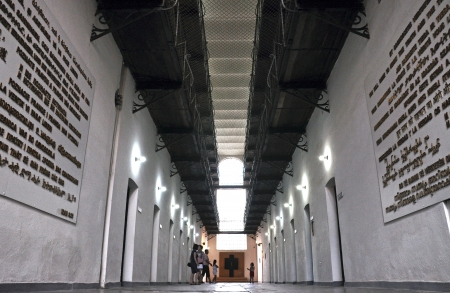 SIGHETUL MARMATIEI, ROMANIA: CCA. JULY, 2012 - Open Days at the Memorial of the Victims of Communism and of the Resistance, at July, 2012, in Sighetul Marmatiei, Romaniaのeditorial素材