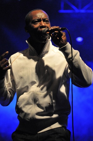 CLUJ-NAPOCA - JULY 20  N O H A  band from Czech Republic and USA performing live on the stage at the Peninsula   Felsziget Music Festival  On July 20, 2013 in Cluj Napoca, Romania のeditorial素材