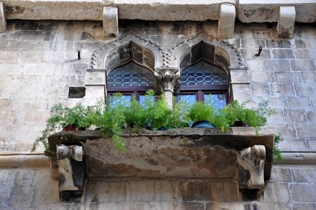 Ancient Venetian windowsの写真素材