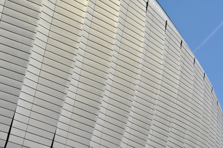 Modern architecture pattern of a stadium