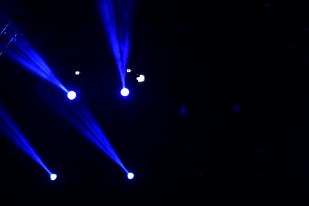 Stage lights at a live concertの写真素材