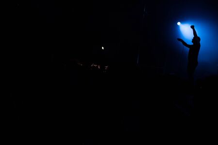 BONTIDA, ROMANIA - JULY 16, 2017: German digital hardcore band, Atari Teenage Riot performing a live concert at Electric Castle festivalのeditorial素材