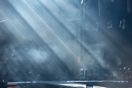 BONTIDA, ROMANIA - JULY 21, 2019: Suie Paparude performing live on the stage with smoke effects at...