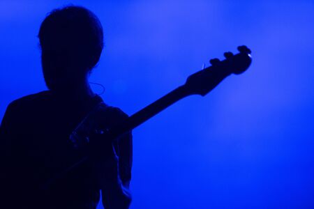 SIBIU, ROMANIA - JULY 27, 2019: Swedish progressive metal band Opeth performing a live concert on the stage at Artmania Festivalのeditorial素材
