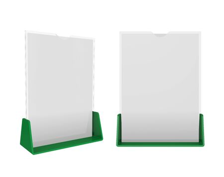 Holder Isolated on White Background, 3D rendering. Illustrationの写真素材