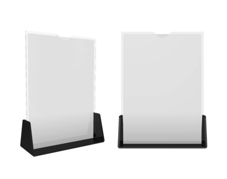 Holder Isolated on White Background, 3D rendering. Illustrationの写真素材