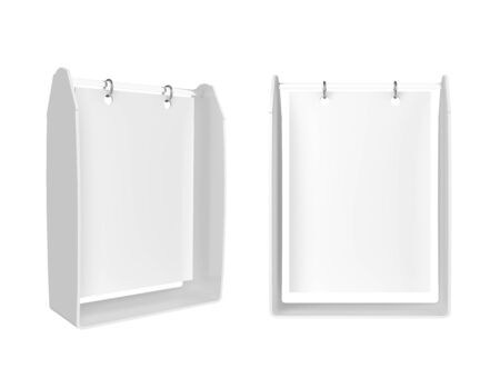 Holder Isolated on White Background, 3D rendering. Illustrationの写真素材