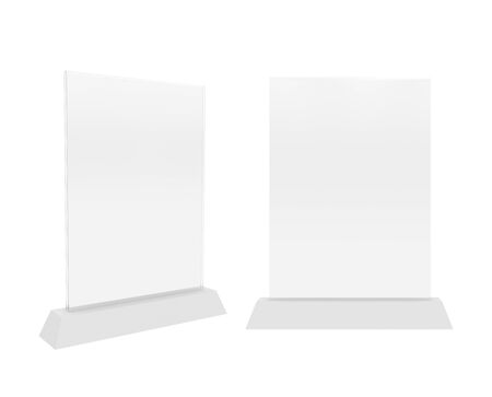 Holder Isolated on White Background, 3D rendering. Illustrationの写真素材