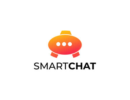 Letter a media chat communication logoのイラスト素材