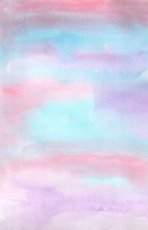 Red and blue watercolor backgroundの写真素材