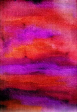Red, orange, blue, purpur and violet watercolor backgroundの写真素材