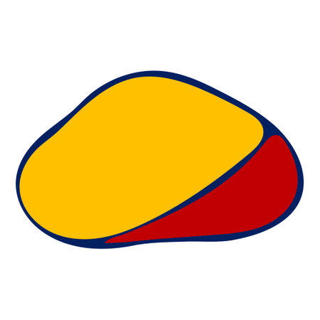 Colored stone llustration on white background. Doodle sketch cartoon underwater worlds isolated object for panorama, print, shirt, kid, baby, swimming pool, game, app and stickers.のイラスト素材