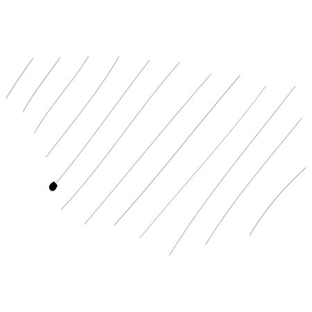 Set of Black Vector Brush Doodle Strokes. Vector Paintbrush Set. Grunge Design Elements. Rectangle Text Boxes. Ink Splatters. Grungy Painted Objects.のイラスト素材