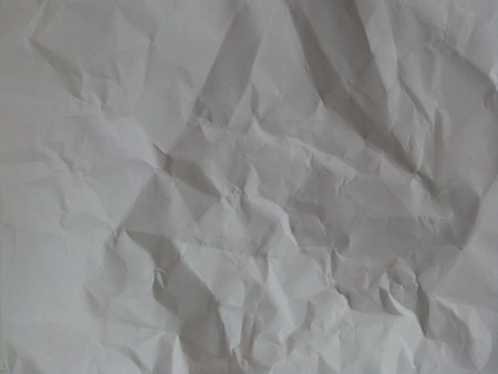 White Crumpled Paper Texture Background.の写真素材