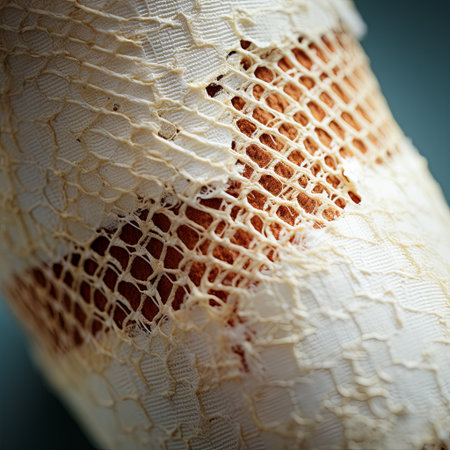 A close-up shot of textured fabric featuring a delicate lace overlay. Warm, earthy tones emerge from the woven pattern, making it an appealing background for design projects.の素材